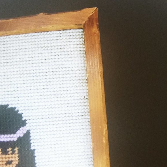 Native American Indian Picture on Wood‎ Background - Picture 4 of 6